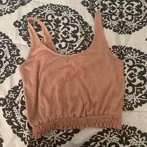 Nude crop top